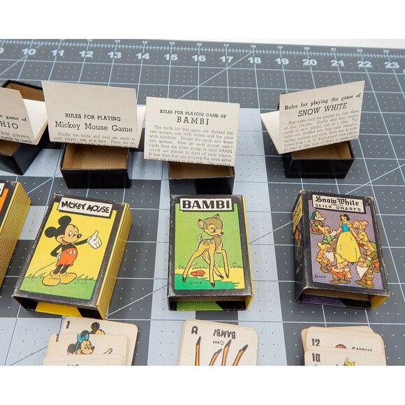 Walt Disney Mickey Mouse Library of Card Games By Russell Mfg No. 146 B Vol 1-6 - Picture 6 of 10